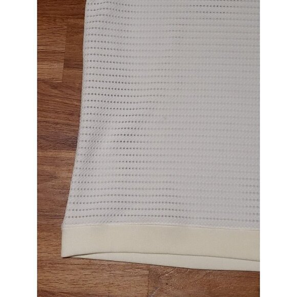 Barbour Range Rover Collection White‎ Mesh Womans Top Size 12 - Picture 3 of 4